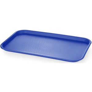 Amerbox - Dienblad voor fastfood - polypropyleen - GN 1/1 -530x325x(H)20 - Blauw