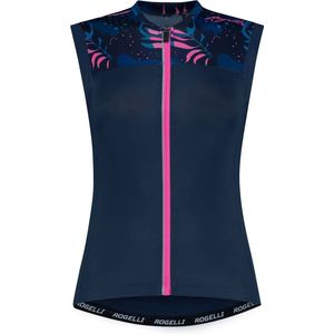 Rogelli Harmony Fietsshirt - Korte Mouwen - Dames - Blauw, Roze - Maat XS
