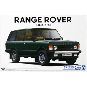1:24 Aoshima 05796 Range Rover LH36D - 1992 Car Plastic Modelbouwpakket