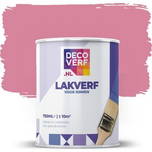 Decoverf lakverf licht roze, 750ml