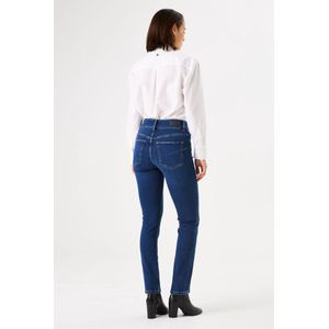 GARCIA Caro Curved Dames Slim Fit Jeans Blauw - Maat W36 X L30