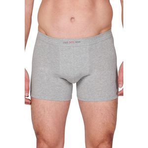 Underwear Freeman heren boxershort 18070 - Tunnel elastiek - Katoenen mannen ondergoed - M - Grijs