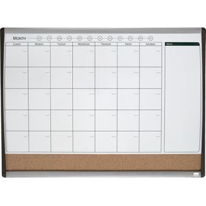 Whiteboard nobo planner prikbord 585x430mm | 6 stuks