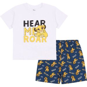 Marineblauw-witte pyjama voor jongens met korte mouwen, SIMBA The Lion King - DISNEY