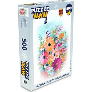 Puzzel Bloemen - Kleuren - Boeket - Natuur - Legpuzzel - Puzzel 500 stukjes