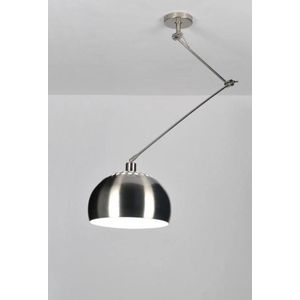 Lumidora Hanglamp 30333 - BRISBANE - E27 - Staalgrijs - Metaal - ⌀ 35 cm