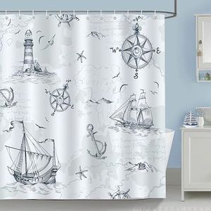 Rideau de douche \ Shower curtain - Douchegordijn 180 x 180 cm