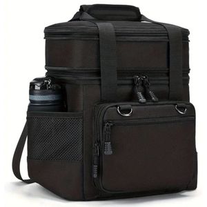 Livano Koeltas - Koelbox - Koelelementen - Coolbox - Auto - Lunchtas - Strand - Zwart