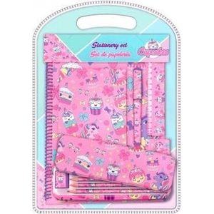 Kids Licensing Schrijfset Cupcake Meisjes Roze 12-delig