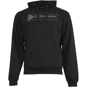 Donnay sweater met capuchon Jess - Sporttrui - Junior - Black (020) - maat 140