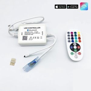 Bluetooth RGB-controller en voeding voor 220V RGB LED-strip - Overig - SILUMEN