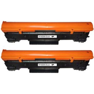 KATRIZ® huismerk toner 2x W1420A (2x 950 pagina)| Geschikt voor HP LaserJet MFP M139w / HP LaserJet Pro M110w / HP LaserJet Pro M140w
