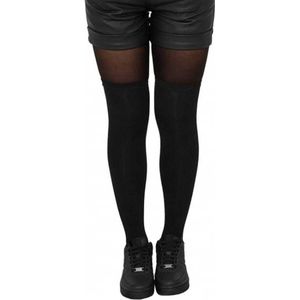 Urban Classics - Basic Overknee sokken - 40/42 - Zwart