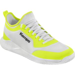 Kempa KOURTFLY junior indoorschoenen handbalschoenen kinderen 200868204 wit geel