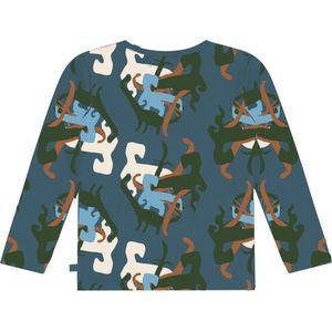 Lange mouwen T-shirt met all over 'Dino' print