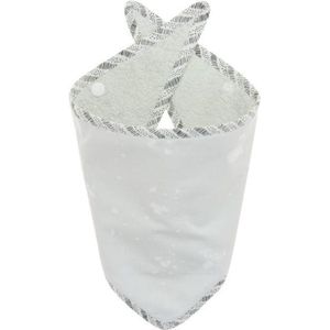 Nanami slab bandana - motief ijsschots - lichtgrijs