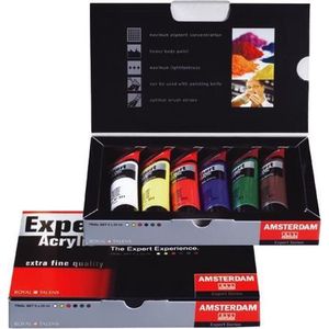 Expert set 6 kleuren 20 ml tubes acrylverf