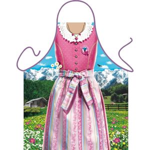 Benza Schort Bavarian Frau Traditional (Lederhose) - Sexy/Leuke/Grappige/Tiroler Keukenschort