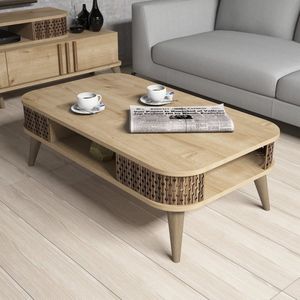 Eylul - Salontafel - Melamine - Eiken - Natuurlijke Houtkleur