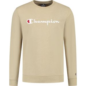 Champion Embroidered Big Script Logo Sweater Heren - Maat M