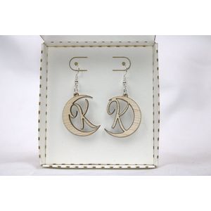 oorbellen alfabet Letter K