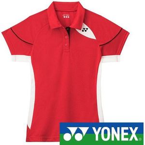 Yonex dames game polo shirt - rood - XXL