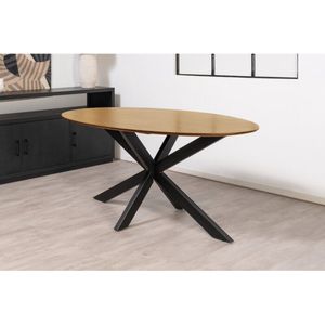 Eettafel Florence ovaal mangohout 220x100 cm - Naturel | Glad