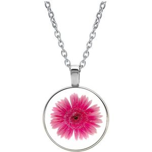 Ketting Glas - Bloem