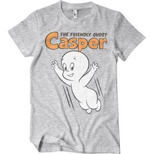 Casper The Friendly Ghost Heren Tshirt -2XL- The Friendly Ghost Grijs