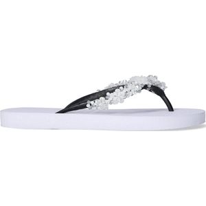 Uzurii Precious Bloom White Dames Slippers White | Wit | Kunststof | Maat 35/36 | 18.256.12