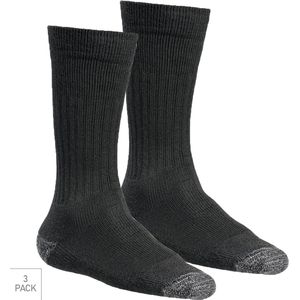 Bata Hoge Vlamwerende Werksokken 3-Pack - Zwart - Maat 47-50 - Vlamwerende Thermo Kniekousen Met Zirpro En Kermel Garens - Thermo HM1 - Heren / Dames