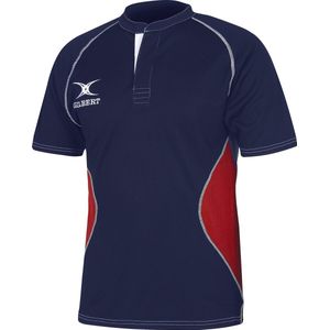 Gilbert Shirt Xact V2 Navy / Rood 7-8