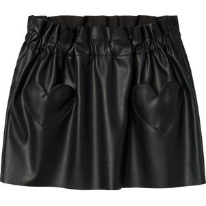 Name it Meisjes Rok PU Leatherlook Black - NMFSIANINA - Maat 104