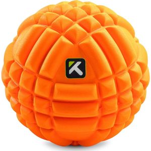 Grid Eva fasciarol massagebal voor spierontspanning - Groen 13 cm (Één maat)