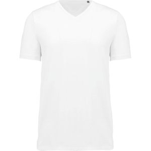 Kariban Heren-t-shirt Supima® V-hals korte mouwen K3002 - White - M