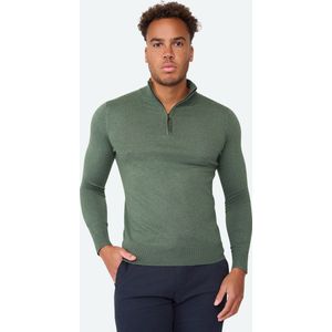 Solution Clothing Simon - Pullover - Trui - Regular Fit - Truien - Volwassenen - Heren - Mannen - Groen - M