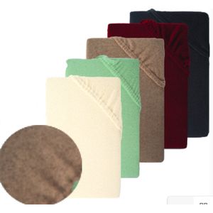Heerlijk zachte flanellen hoeslakens, donker beige - bestemd voor matrasmaat 140 x 200 en 160 x 200 , flanellen laken