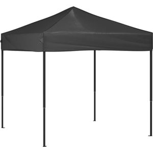 vidaXL Partytent inklapbaar 2x2 m antracietkleurig - Partytent - Partytenten - Prieel - Gazebo
