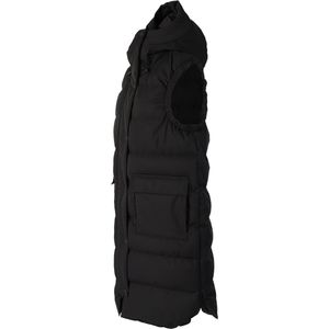 Brunotti Kalani Dames Lange Puffer Bodywarmer | Zwart - XS