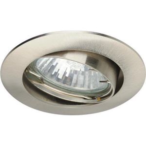 LightTopps inbouwspot halogeen mat chroom 35 W GU5.3 3 stuks