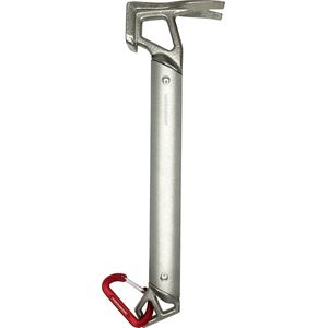 Haringboer® Haringhamer - 30 cm Aluminium & RVS Hamer met Karabijnhaak - Campinghamer met Karabijnhaak