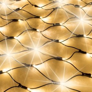 Koppelbare netverlichting | warm wit met twinkel | rubber 4 m² 400 LEDs incl. aansluitsnoer