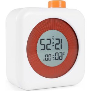 Digitale visuele timer 3-in-1 met timer klok en alarmfunctie - kindertimer - 60 minuten countdown timer voor keuken school kantoor