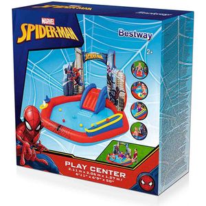 Opblaasbaar Spider-Man Kinderzwembad 211 X 206 X 127 cm
