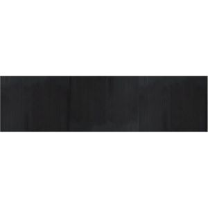 vidaXL-Vloerkleed-rechthoekig-80x300-cm-bamboe-zwart