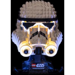 Light My Bricks - Geschikt voor LEGO Stormtrooper Helm 75276 Verlichtings Set