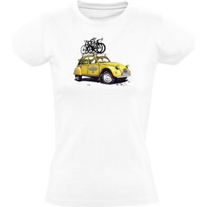 Kever Dames T-shirt - auto - retro - klassieke auto - oldtimer - oud - antiek