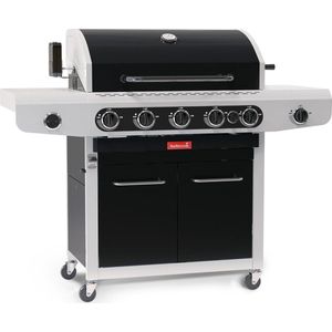Barbecook - Siesta 612 Black Edition - Gasbarbecue - 5 branders - 142 x 56 x 118 cm