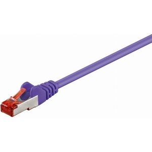 S/FTP CAT6 Gigabit netwerkkabel / paars - LSZH - 50 meter