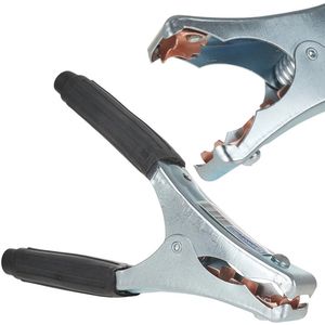 GEKO Zwarte accuklem - 500A - Stalen behuizing - Koperen inzetstukken - 210x130 mm